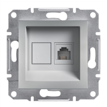 SCHNEİDER AL&Uuml;MİYUM RENK TELEFON PRİZİ,SCHNEİDER G&Uuml;M&Uuml;Ş RENK TELEFON PRİZİ