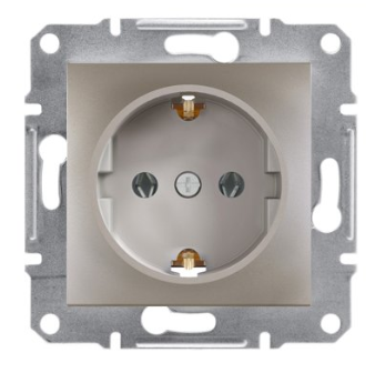 schneider asfora bronz renk topraklı priz,bronz topraklı priz,schneider topraklı priz,asfora topraklı priz