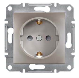 asfora bronz topraklı priz